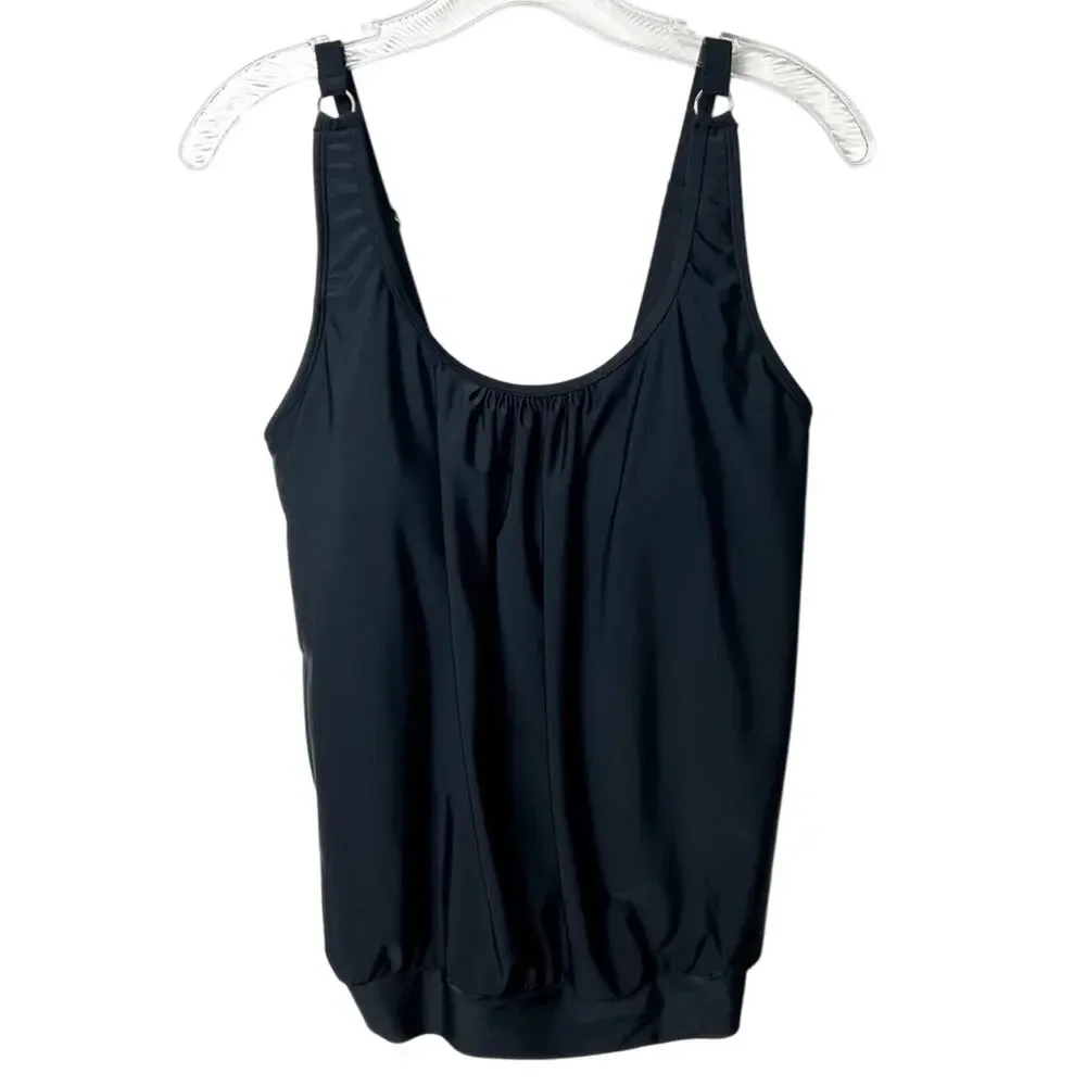 YONIQUE SIZE SMALL BLACK SPANDEX TANKINI SWIMMING WOMEN BRAND NEW